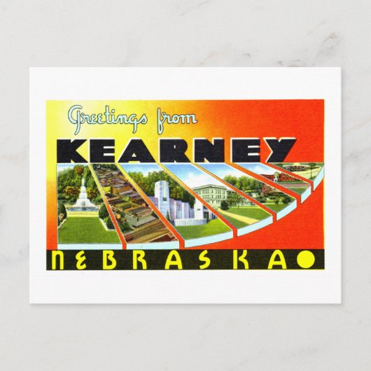  groeten uit Kearney, Nebraska, Briefkaart (Voorkant)