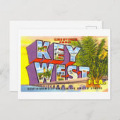  groeten uit Key West, Florida Briefkaart (Voorkant / Achterkant)