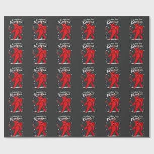 Groeten uit Krampus Kerstmis Cadeaupapier