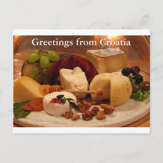 Groeten uit Kroatië Briefkaart (Voorkant)