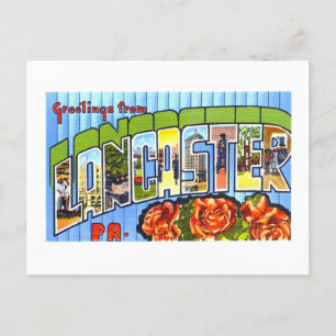 groeten uit Lancaster, Pennsylvania, Briefkaart