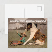 Groeten uit Laramie, Wyoming Briefkaart (Voorkant / Achterkant)