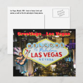 Groeten uit Las Vegas Briefkaart (Voorkant / Achterkant)