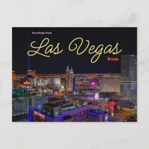 Groeten uit Las Vegas Nevada ansichtkaart Briefkaart
