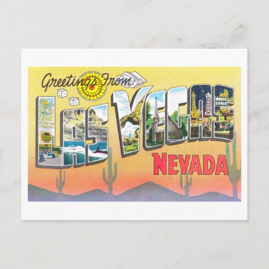  groeten uit Las Vegas, Nevada, Briefkaart (Voorkant)