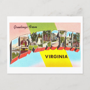  groeten uit Lexington, Virginia Briefkaart