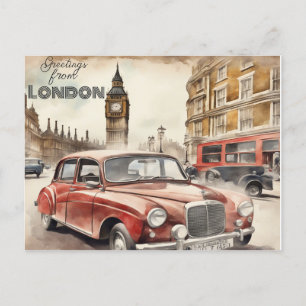 Groeten uit Londen Feestdagenkaart
