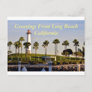 Groeten uit Long Beach California Briefkaart
