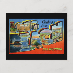 Groeten uit Long Beach California Briefkaart