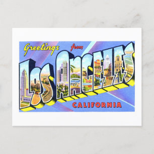  groeten uit Los Angeles, Californië Briefkaart