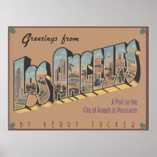 Groeten uit Los Angeles, Vintage Poster