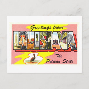 groeten uit Louisiana Briefkaart