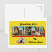  groeten uit Louisiana Briefkaart (Voorkant / Achterkant)