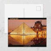 Groeten uit Louvre Briefkaart (Voorkant / Achterkant)