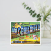 Groeten uit Mac Dill Field, Tampa, Florida Briefkaart (Staand voorkant)