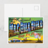 Groeten uit Mac Dill Field, Tampa, Florida Briefkaart (Voorkant / Achterkant)