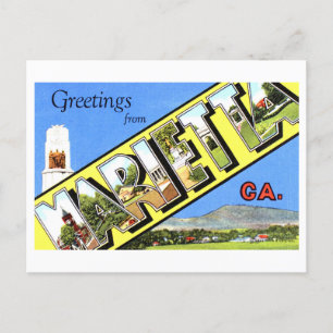 groeten uit Marietta, Georgia, Briefkaart