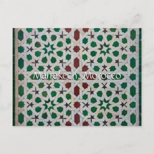 Groeten uit Marrakech Marokko Briefkaart