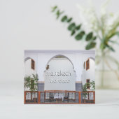 Groeten uit Marrakech Marokko Briefkaart (Staand voorkant)