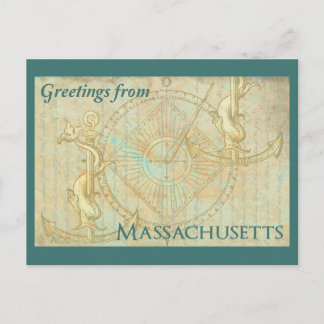 Groeten uit Massachusetts Briefkaart