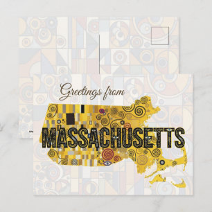 Groeten uit Massachusetts Briefkaart