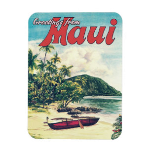 Groeten uit Maui, Hawaii Magneet