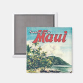 Groeten uit Maui, Hawaii Magneet (Voorkant / Achterkant)