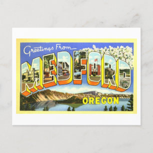 groeten uit Medford, Oregon Briefkaart