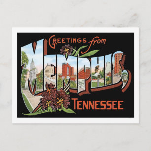 Groeten uit Memphis Tennessee US City Briefkaart