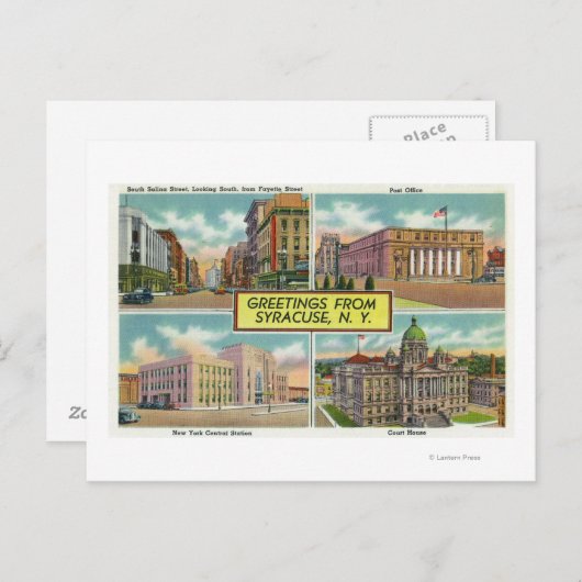 Groeten uit met Schilderachtig Uitzichten 2 Briefkaart (Voorkant / Achterkant)