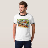 Groeten uit Miami Beach, Florida! T-shirt (Voorkant volledig)