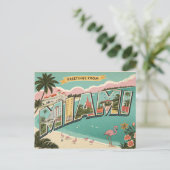 Groeten uit Miami Briefkaart (Staand voorkant)