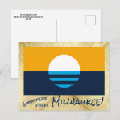 Groeten uit Milwaukee Briefkaart (Voorkant / Achterkant)
