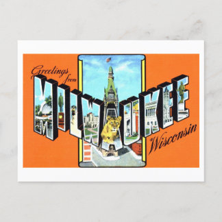 groeten uit Milwaukee, Wisconsin, Briefkaart