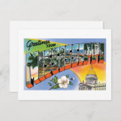 Groeten uit Mississippi! Briefkaart (Voorkant / Achterkant)