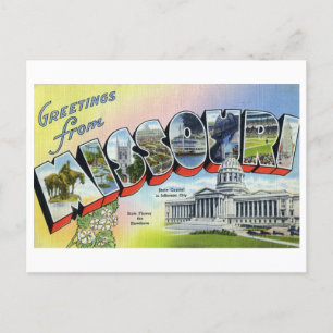  groeten uit Missouri Briefkaart