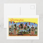  groeten uit Missouri Briefkaart (Voorkant / Achterkant)