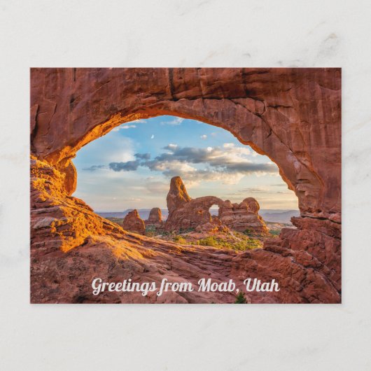 Groeten uit Moab, Utah Briefkaart (Voorkant)