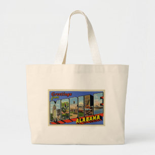 Groeten uit Mobile Alabama Grote Tote Bag