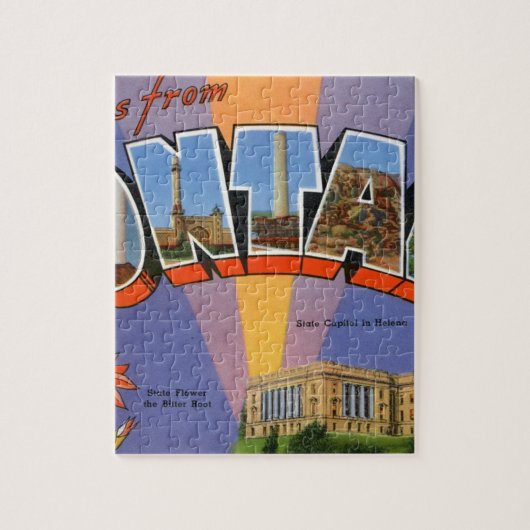 Groeten uit Montana Legpuzzel (Verticaal)