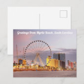 Groeten uit Myrtle Beach, South Carolina Briefkaart (Voorkant / Achterkant)