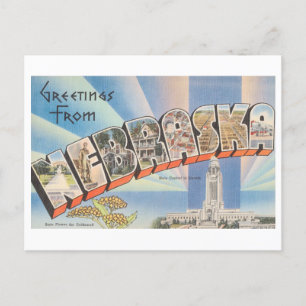 groeten uit Nebraska Briefkaart