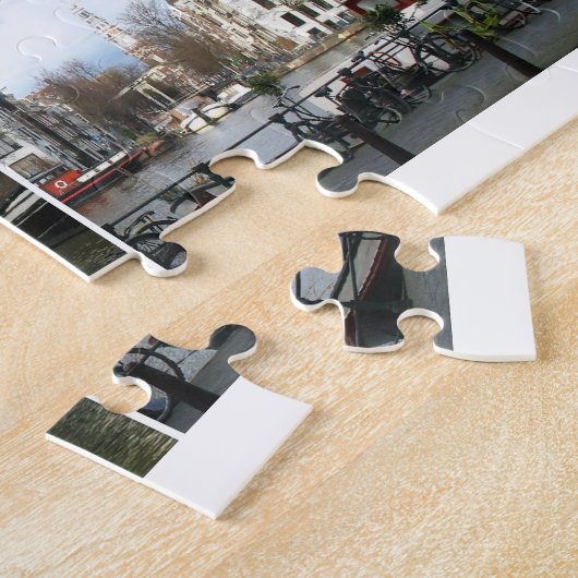 Groeten uit Nederland - Amsterdam Jigzaag Puzzle Legpuzzel (Zijkant)