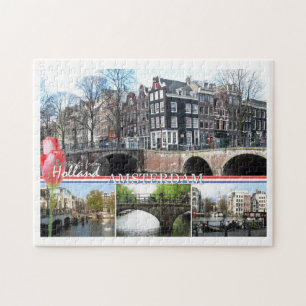 Groeten uit Nederland - Amsterdam Jigzaag Puzzle Legpuzzel