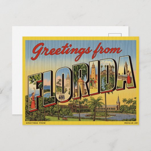 "Groeten uit Nederland" Briefkaart (Voorkant / Achterkant)