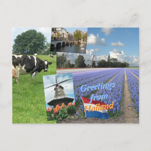 Groeten uit Nederland Briefkaart (Voorkant)