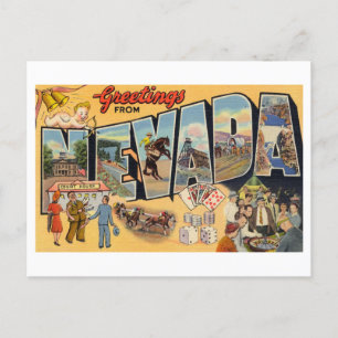 groeten uit Nevada Briefkaart