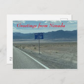Groeten uit Nevada Briefkaart (Voorkant / Achterkant)