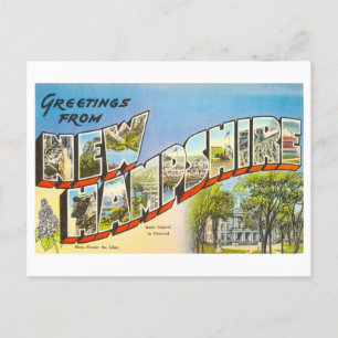 groeten uit New Hampshire Briefkaart