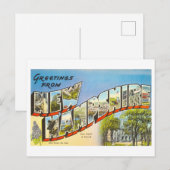 groeten uit New Hampshire Briefkaart (Voorkant / Achterkant)